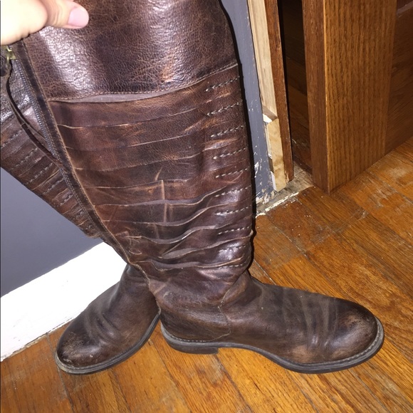 Tall, real leather boots - Picture 3 of 6